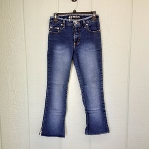 Zenan #284 Women's Junior Jeans Stretch Blue Denim Sz 7 Preowned 5 Pocket